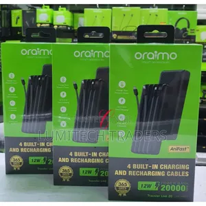 Oraimo Traveler Link 20 Opb-P5201 *20,000mah* Power Bank