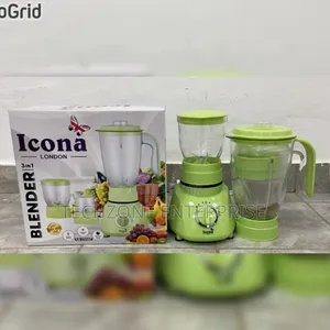 Icona London 3-in-1 Multi-Purpose Blender Grinder Powerful Motor,