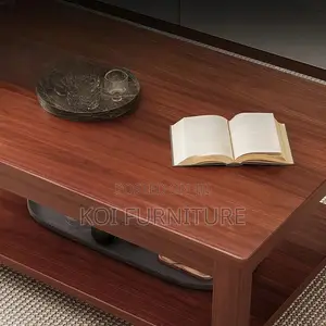 Coffee Table; Mahogany Wood Executive Coffee Table