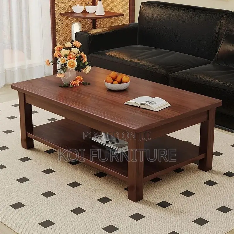 Coffee Table; Mahogany Wood Executive Coffee Table