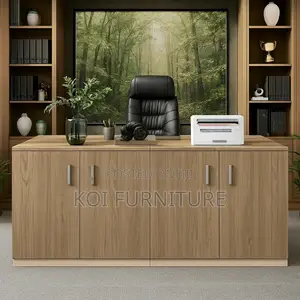 Office Cabinet; Modern Organization Wooden Credenza Cabinet