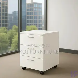 Office Cabinet; Three Drawers Wooden Executive Mobile Pedestal Cabinet
