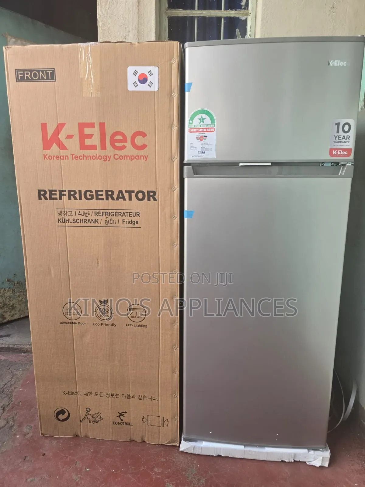 Klec 206 Litres Double Door Refrigerator / Fridge