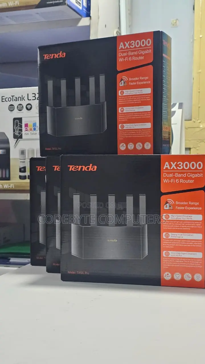 Tenda Tx12l Pro Wifi 6 Router Ax3000 High Speed Coverage