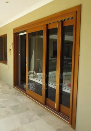 Wood Finish Aluminium Windows
