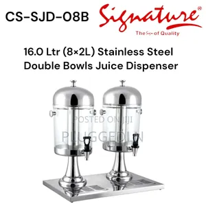 Signature Double Bowls Juice Dispenser- 16litres