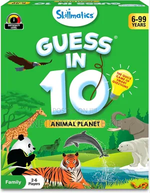 Guess in 10 Fun Card Game
