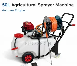 50l Trolley Sprayer 4-Stroke Petrol Engine.