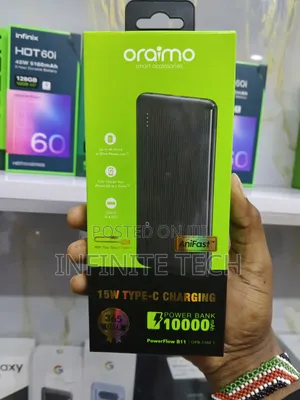 Oraimo Powerflow B11 10000mah 15w Power Bank