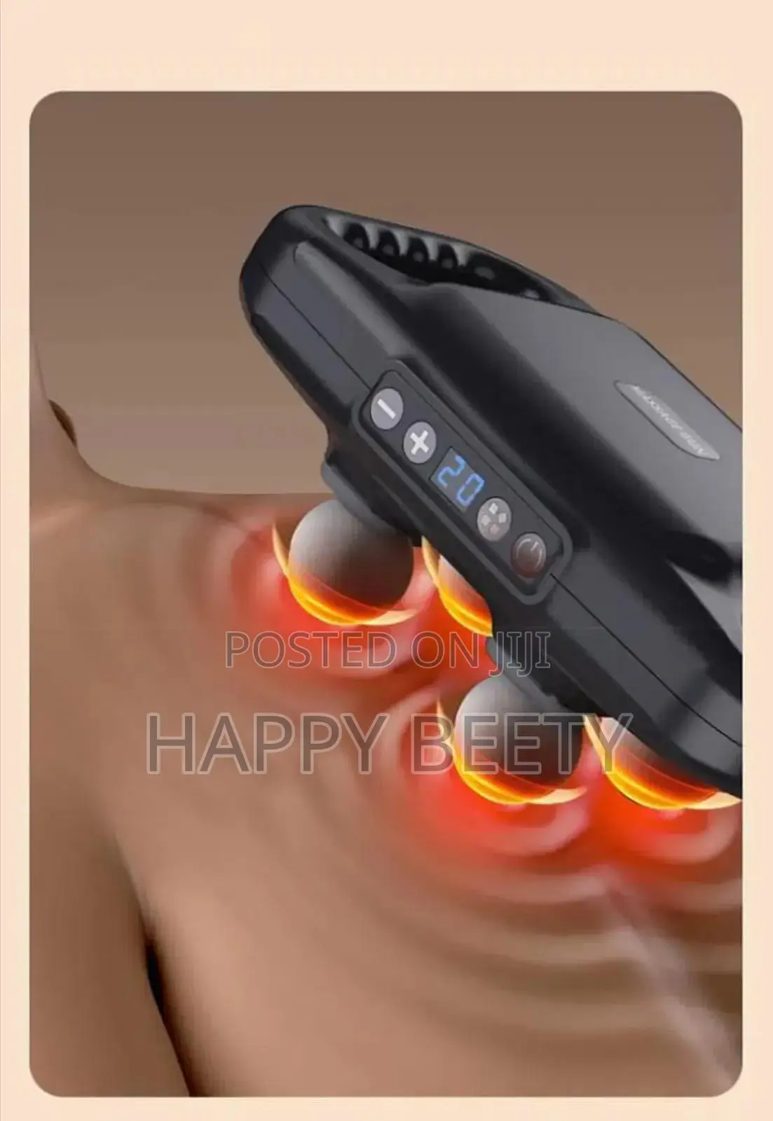 *Powerful Four Heads Deep Tissue Massager