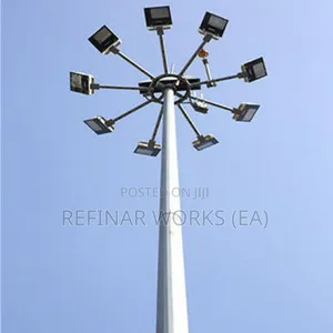 High Mast Lighting Towers for Stadiums Large Grounds (15m–40m)