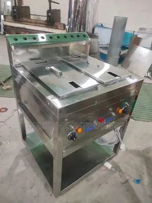 Commercial Restaurants Double Fryers Stainless 17*17
