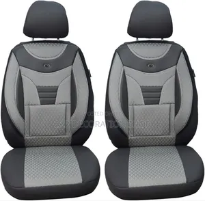 Grey Heavy Fabric Seat Covers for Front and Rear Seats