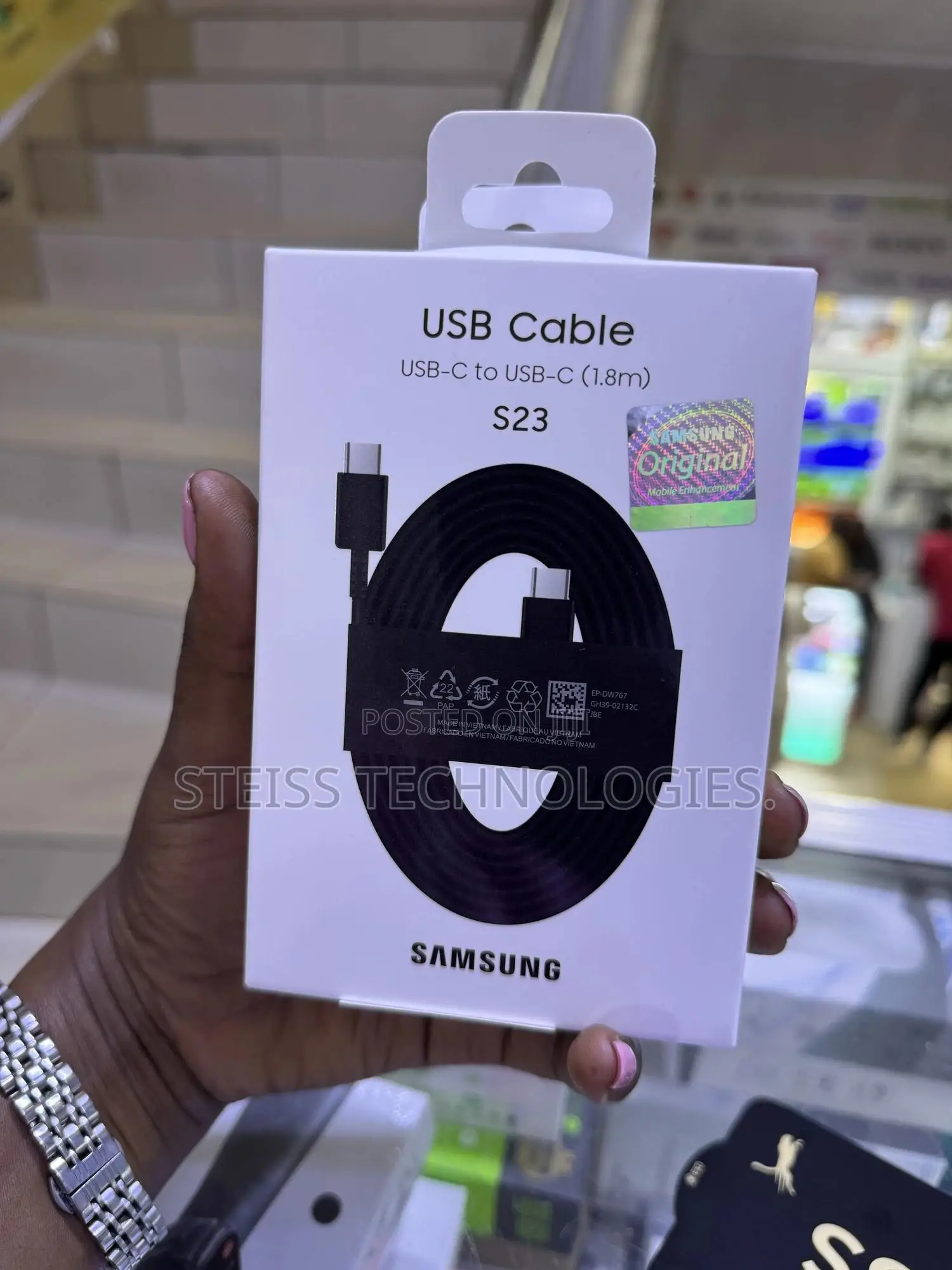 Type C to C 1.8m Usb Cable