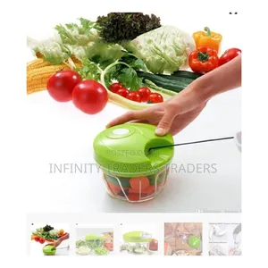 *Manual Spin Cutter Food Chopper