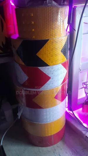 Adhesive Car Reflective Tape Truck,Bus,Trailer Arrowyellow Black 25m
