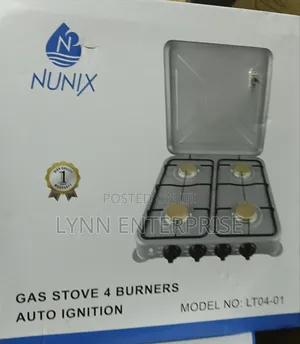 New Model Nunix Table Top Cooker Full Gas Burner Stove