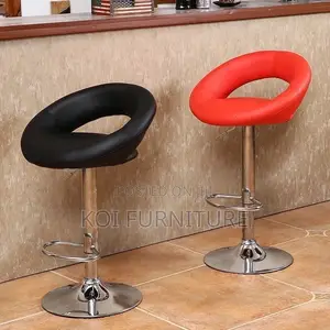 Barstools; Leather Swivel Height Adjustable Comfort Barstools