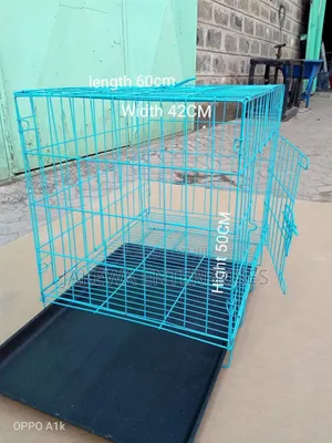 Dog Cage 50cm by 42cm Medium Foldable