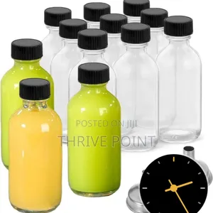 Set of 5 Gingershots Glass Bottles