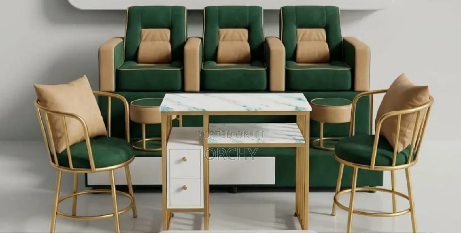 Assorted Modern Manicure and Pedicure Station