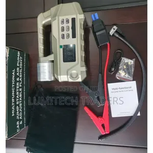 High Power Digital Jump Starter and Adjustable Flash Light