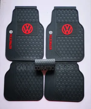 Volkswagen Floor Rubber Protector Mats With Logo