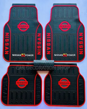 Car Floor Mats Branded Nissan Gt-R Power Logo in 5pc Set