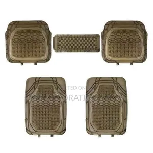 5pc PVC Black Smoked Waterproof Mats