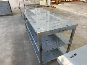 Stainless Steel Working Table ( Stainless Steel 3 Tiers)
