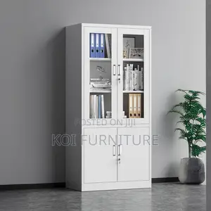 Office Cabinet : 2-Door Metallic Office Cabinet