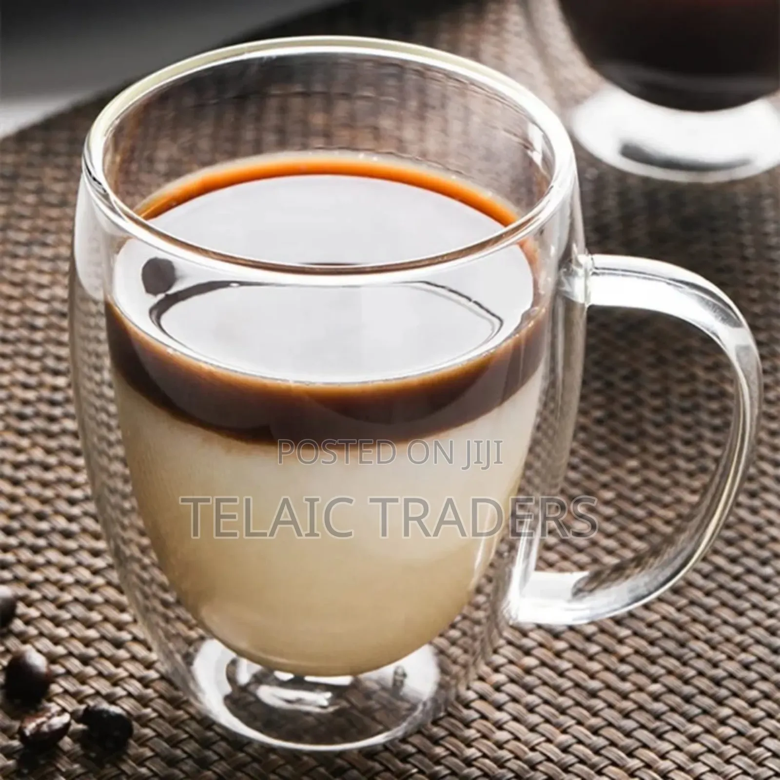 Double-Walled Insulated Glass Mug
