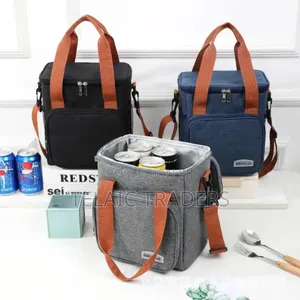 Double Compartment Thermal Insulated Lunch Bag
