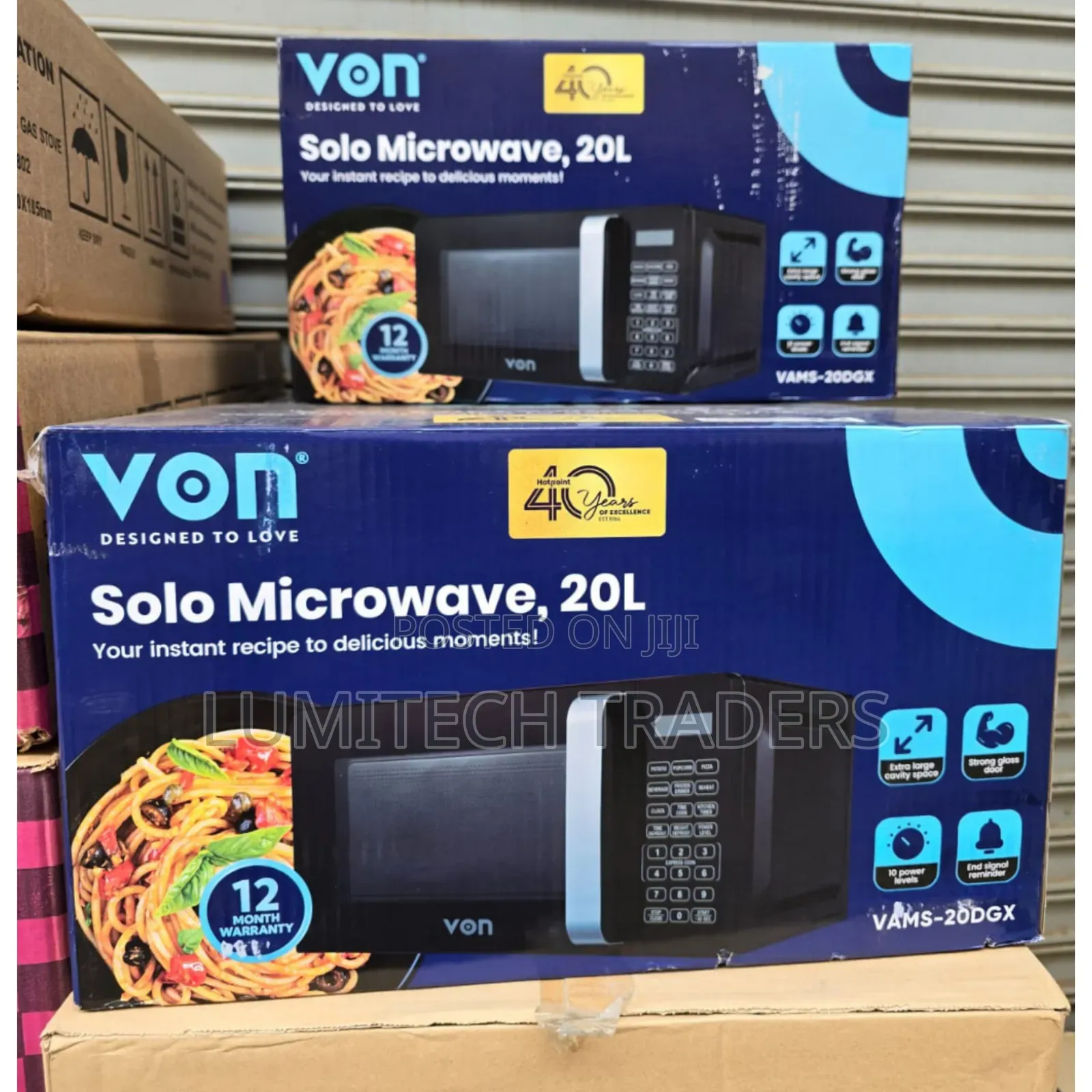 Von Digital 20 Litres Microwave Vams - 20dgx