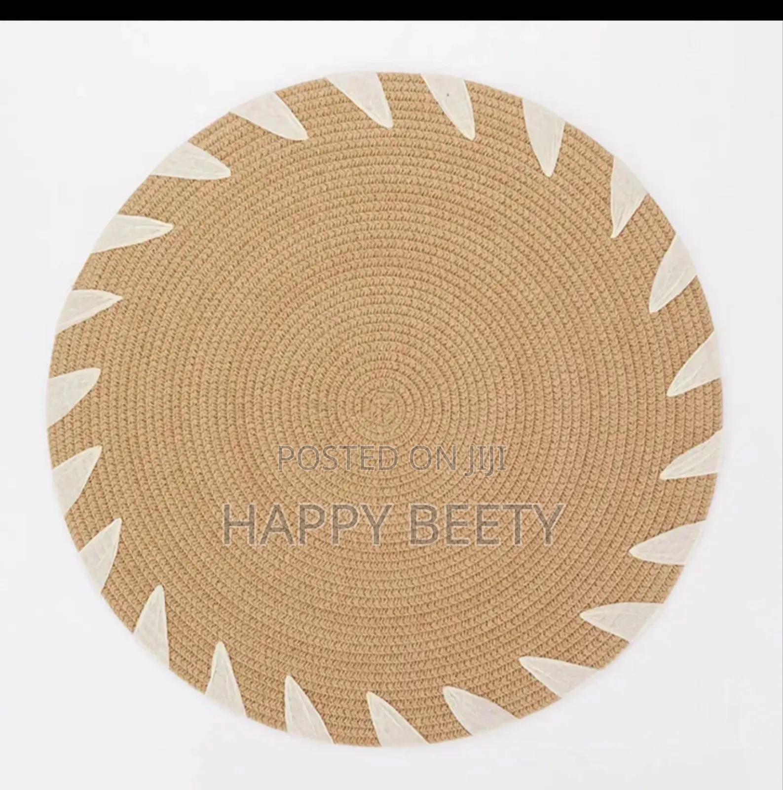 Round Elegant Braided Table Mats.