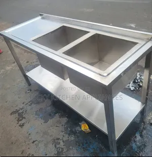 Double Bowl Stainless Steel Sink.