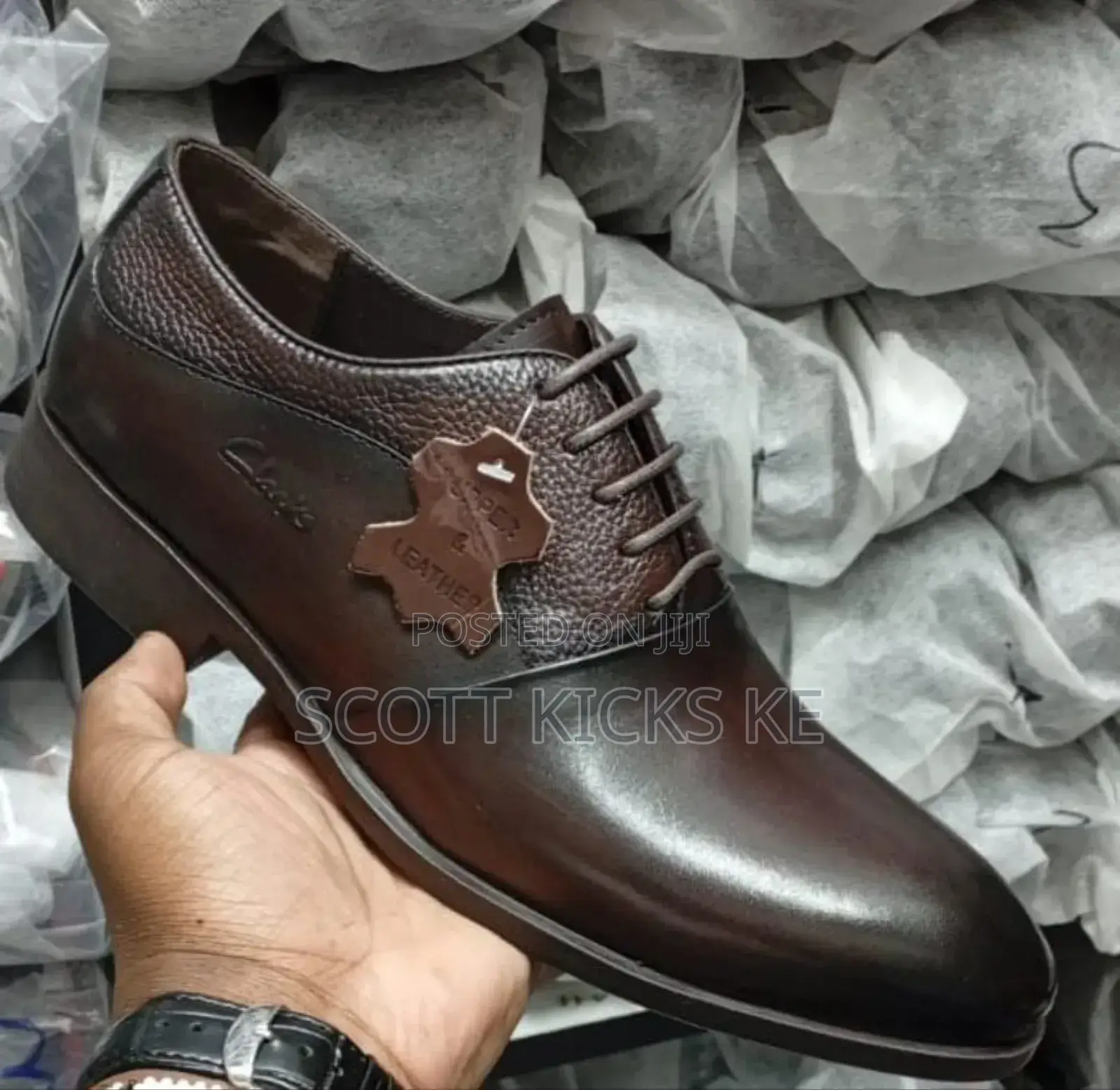 Clarks Leather Officials