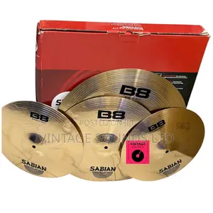 Complete Sabian B8 Drumset Cymbals – High-Performance Pack