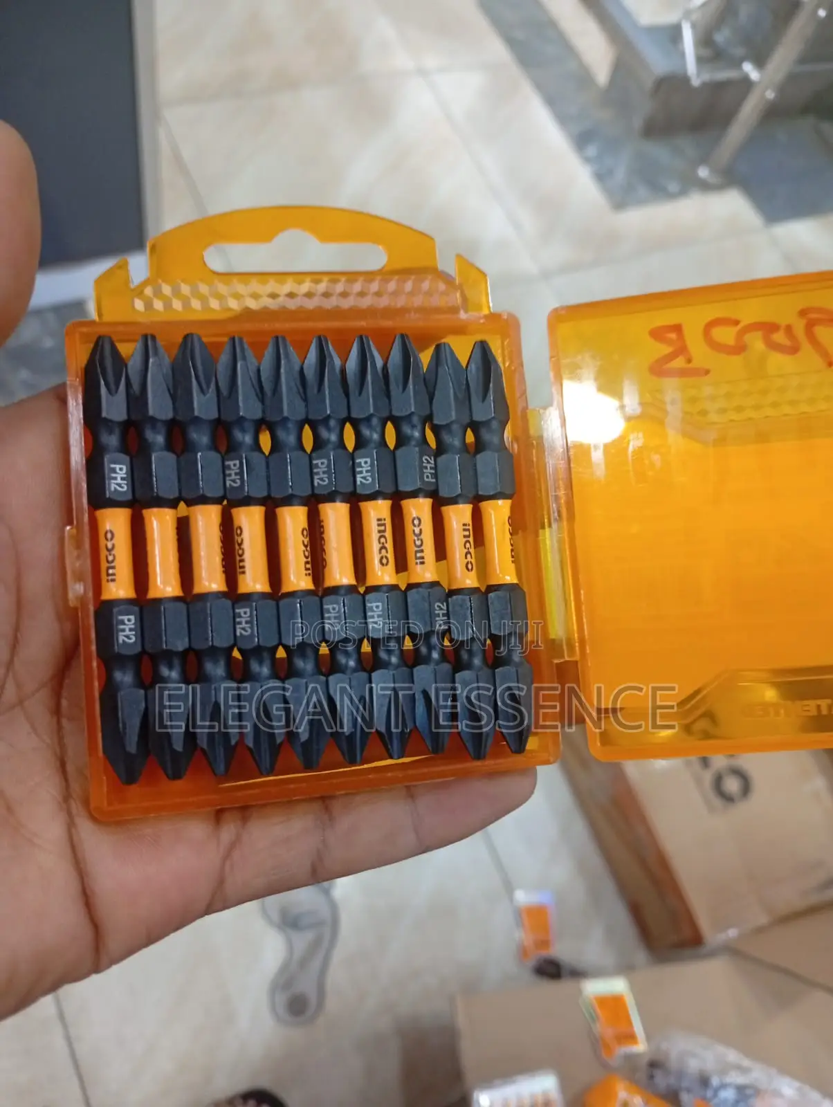 Ingco Impact Screwdriver Bit 65mm 10pcs/Set