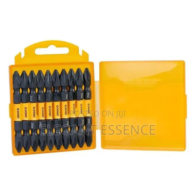 Ingco Impact Screwdriver Bit 65mm 10pcs/Set