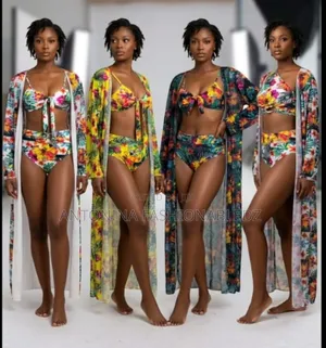 Sexy Bikini Set With Kimono