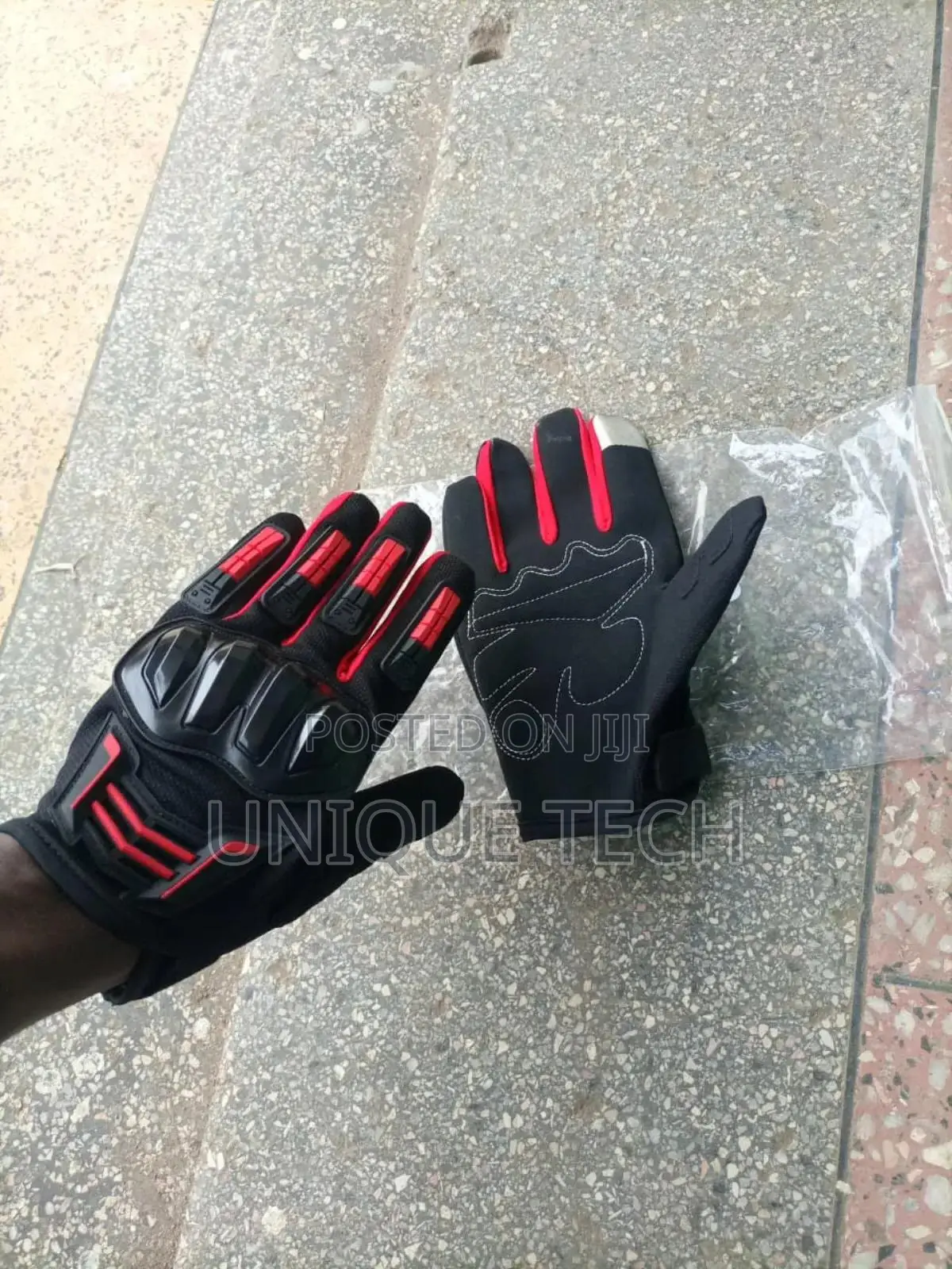 Motorcycle Canvas Riding Gloves