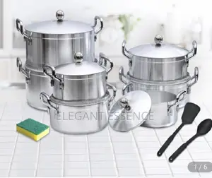 Tc Aluminium Cookware Set 17pcs.