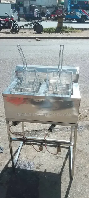 Double Gas Fryer Cooker