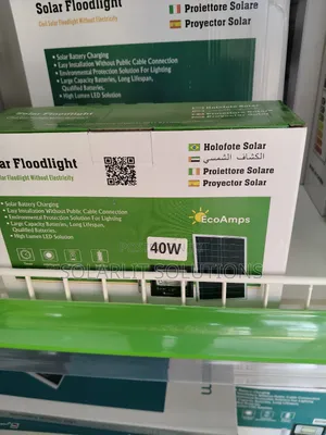 Solar Powered Floodlight 40w – Perfect for Home Compound Lighting