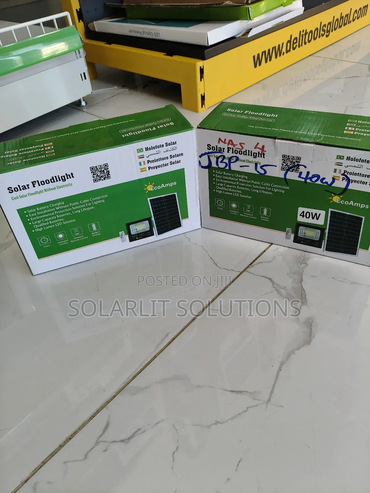 High Brightness 40w Solar Floodlight – Reliable Night Lighting