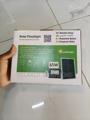 Eco-Friendly 65w Solar Floodlight for Home and Garden