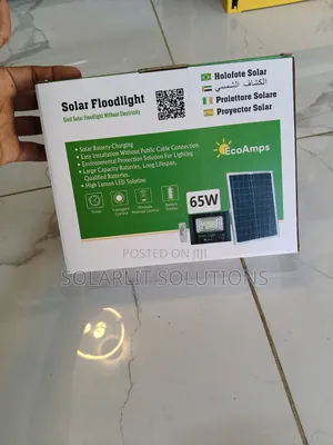 65w Solar Floodlight That Lights Up Large Spaces