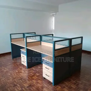 Space Saving 4 Way Workstation