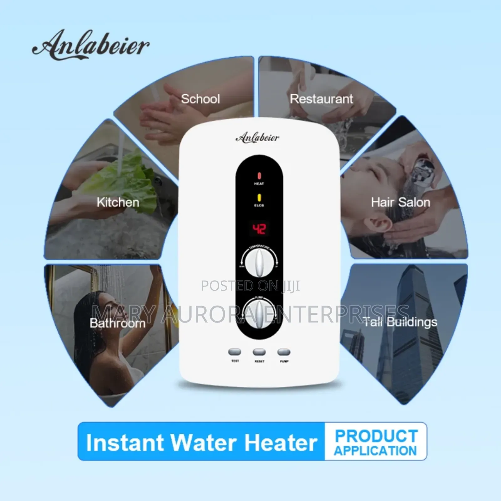 Instant Water Heater With Pump